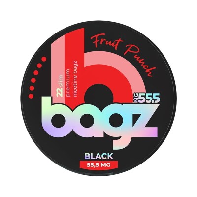 BAGZ Fruit Punch Black 55.5mg/g snus