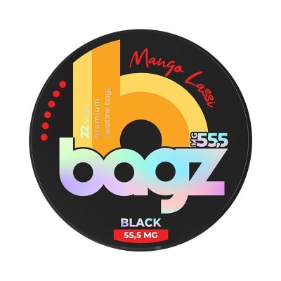 BAGZ Mango Lassi Black 55.5mg/g snus