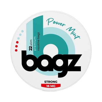 BAGZ Power Mint Normal 16mg/g snus