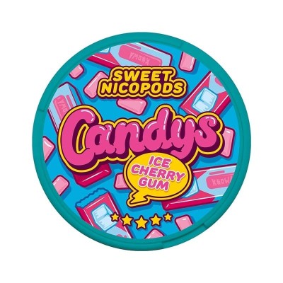 Candys Ice Cherry Gum 46.9mg/g snus