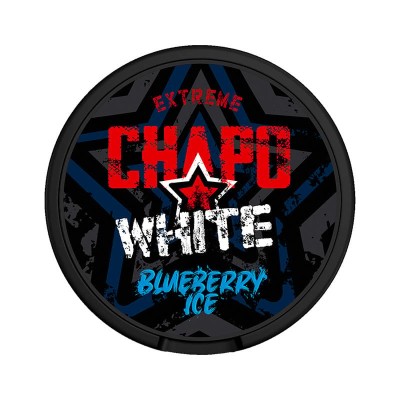 CHAPO WHITE Blueberry Ice 16.5mg/g snus