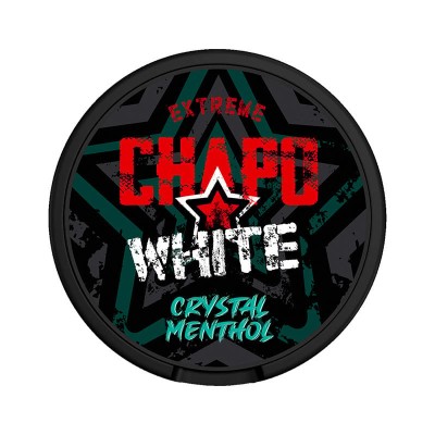 CHAPO WHITE Crystal Menthol 16.5mg/g snus