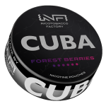 CUBA BLACK Forest Berries 66mg nicotine pouches