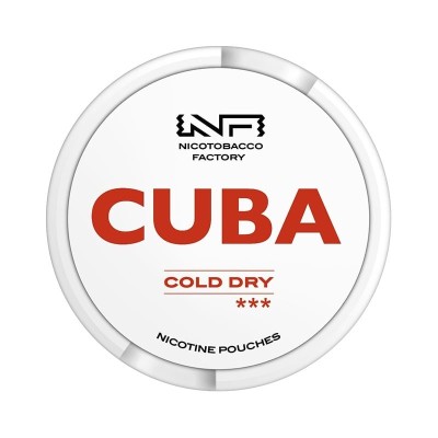 CUBA Cold Dry Medium 16mg/g snus