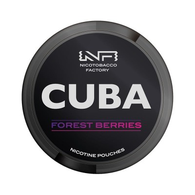 CUBA Black Forest Berries 66 mg/g snus