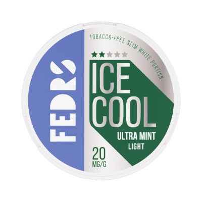 FEDRS Ultra Mint Light 20mg/g snus