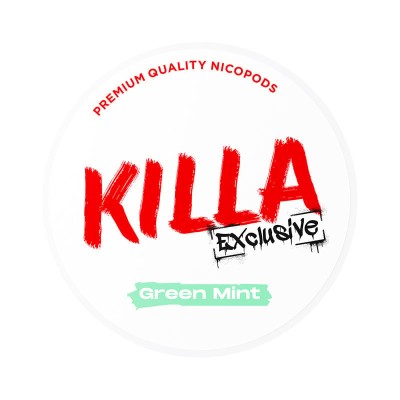 KILLA Exclusive Green Mint 16.5mg/g snus