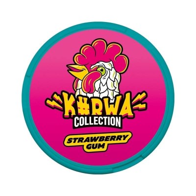 KURWA Strawberry Gum 25mg/g snus
