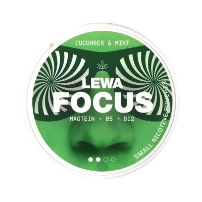 LEWA FOCUS Cucumber & Mint 10mg/g snus