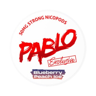PABLO Exclusive Blueberry Peach Ice 50 mg/g snus