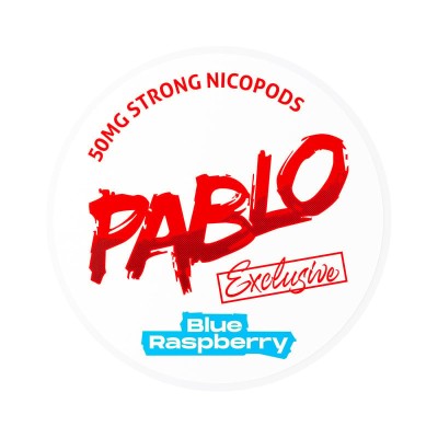 PABLO Exclusive Blue Raspberry 50mg/g snus