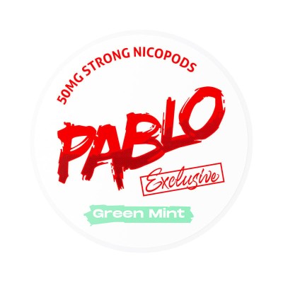 PABLO Exclusive Green Mint 50mg/g snus