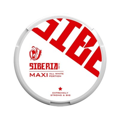 Siberia -80 All White Maxi Nicotine 33mg/g snus
