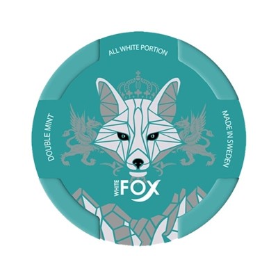 White Fox Double Mint 16mg/g snus