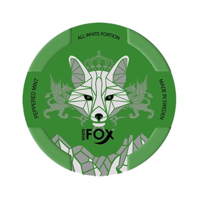 White Fox Peppered Mint 16mg/g snus