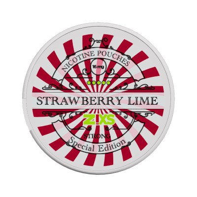 ZIXS Strawberry Lime Strong 16mg/g snus