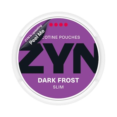 ZYN Dark Frost Slim Extra Strong 15.7mg/g snus